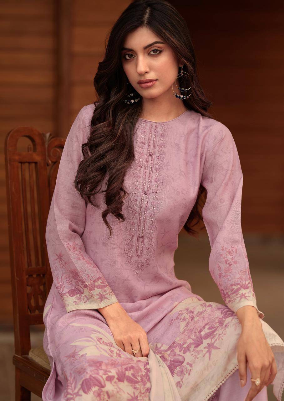 SAFIRA By SANNA Fashion 11149 TO 11154 series Beautiful Festive Suits Stylish PURE HAMP LINEN PRINTED Dresses At Wholesale Price